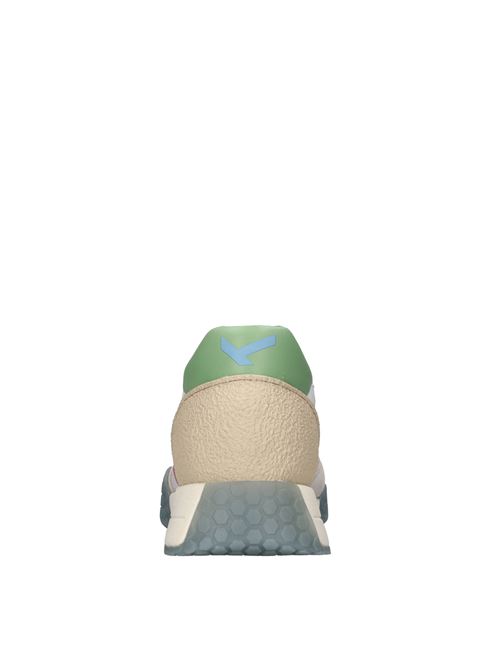 Sneakers in camoscio ecopelle e tessuto KEH NOO | S00KW9312BIANCO-MAGENTA-SKY